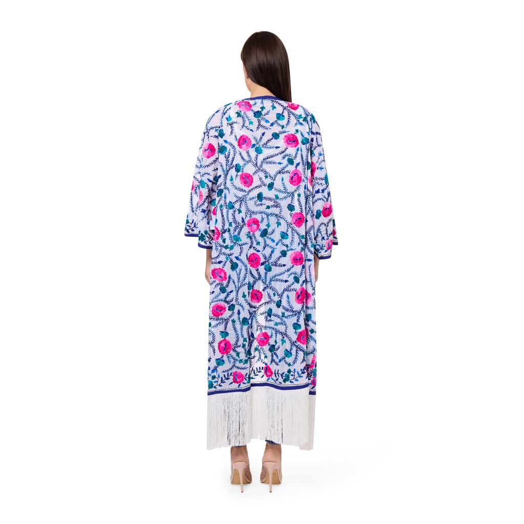 Floral Frost Abaya