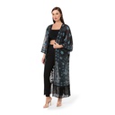 Floral Noir Abaya