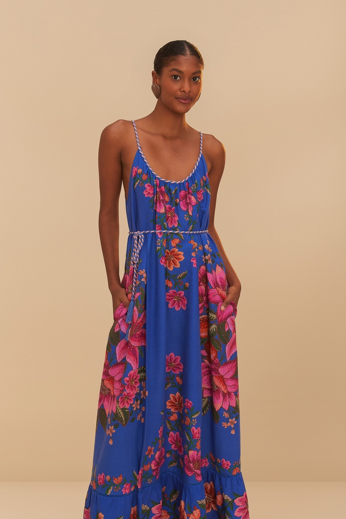 Summer Fruit Scarf Dress