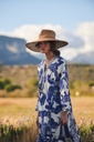 Willow Blue Pleat Dress