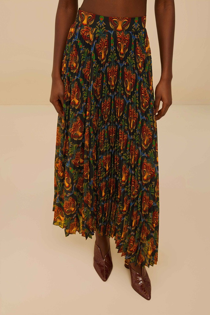 Boho Panther Skirt