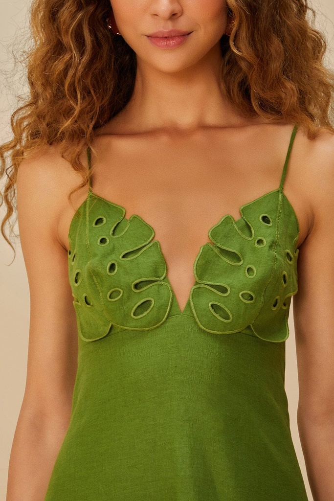 Monstera Midi Dress