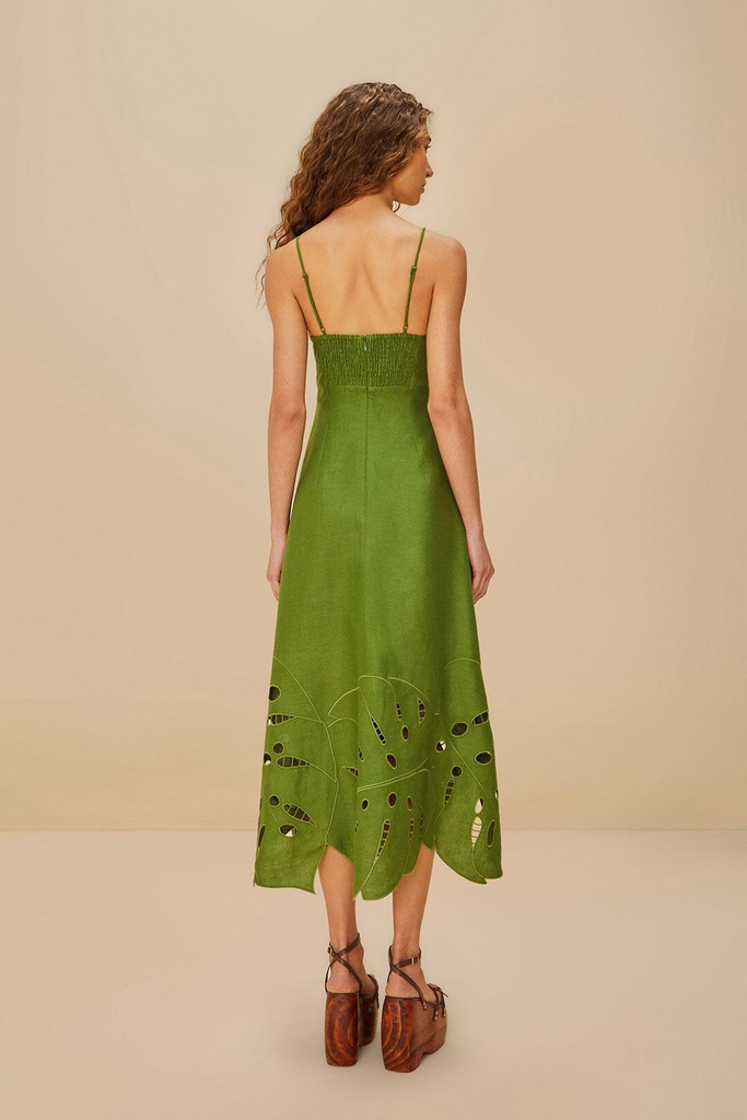 Monstera Midi Dress