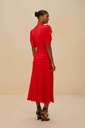 Gathered Midi Dress