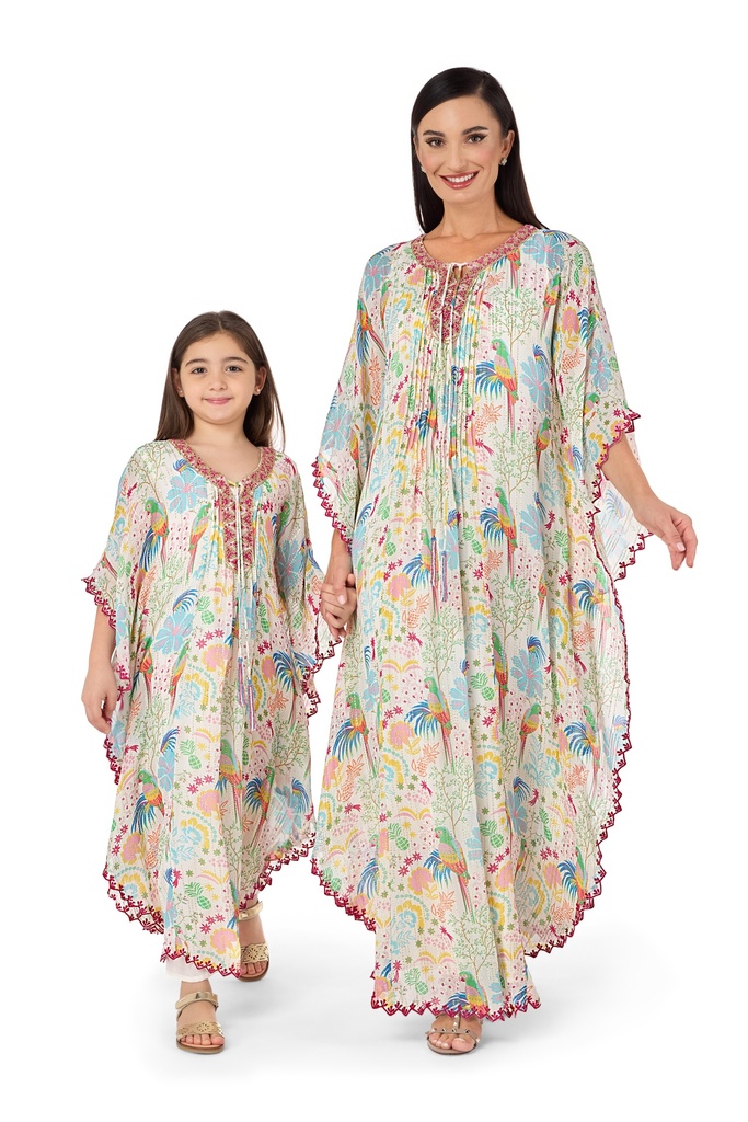 Parakeet Petals Dress