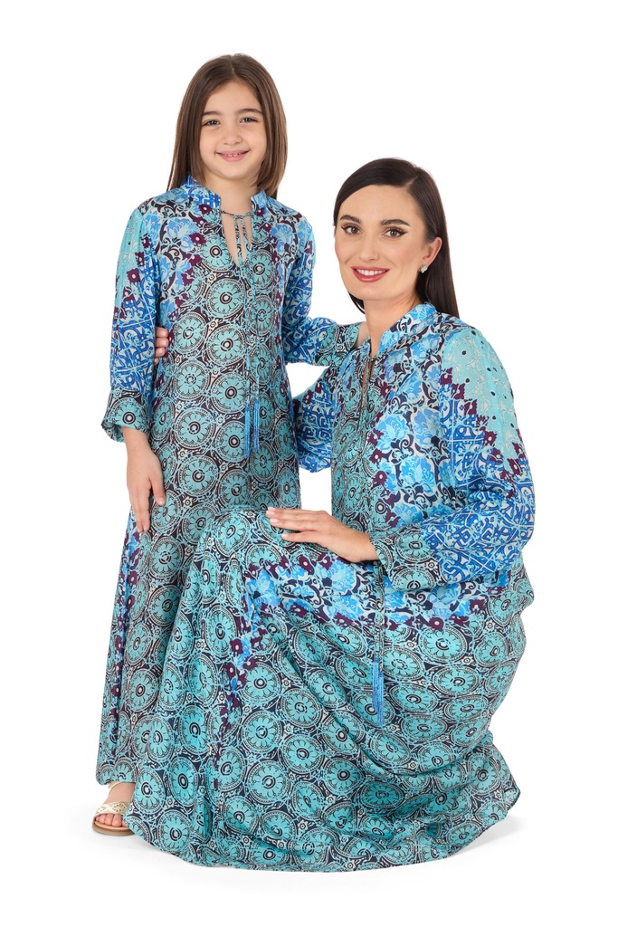 Azure Oasis Kids Dress