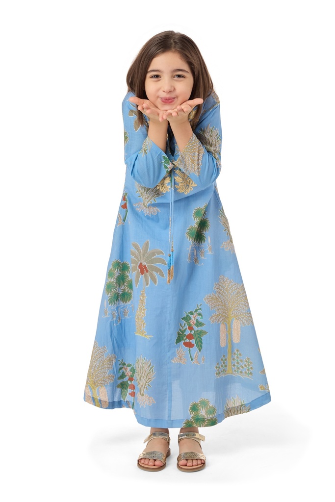 Tropic Palms Kids Dress