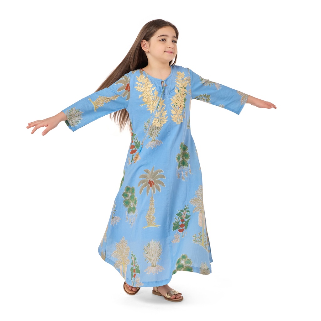 Tropic Palms Kids Dress