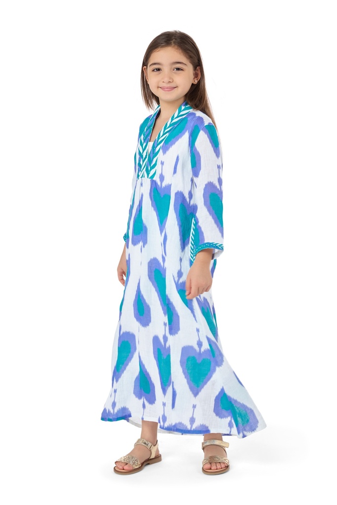 Santorini Ikat Kids Dress
