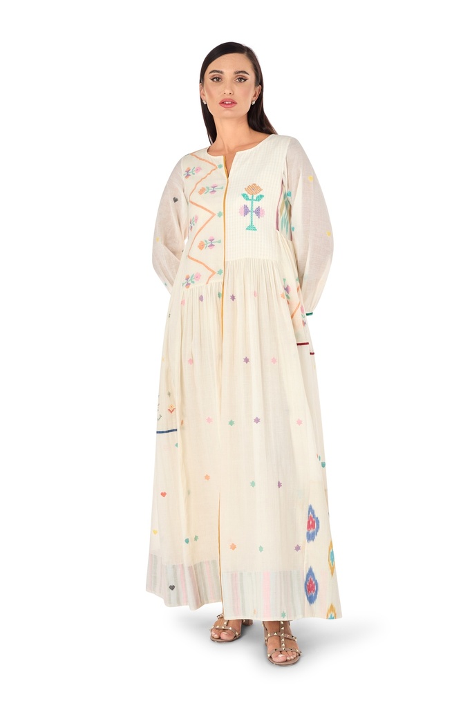 Floral Jamdani Dress