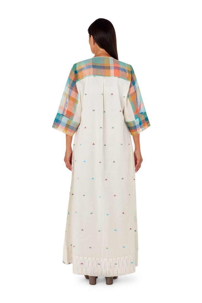 White Confetti Dress