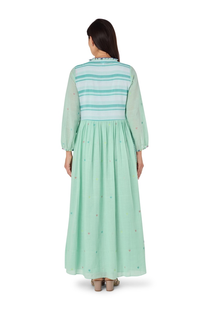 Mint Jamdani Dress