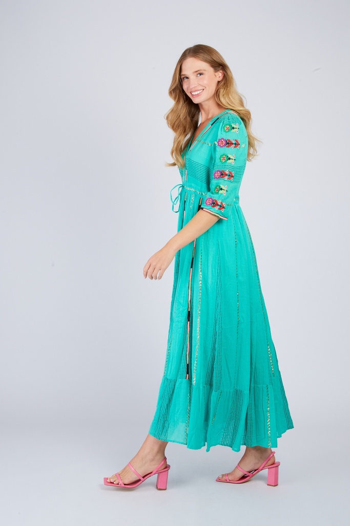 Camille Green Dress