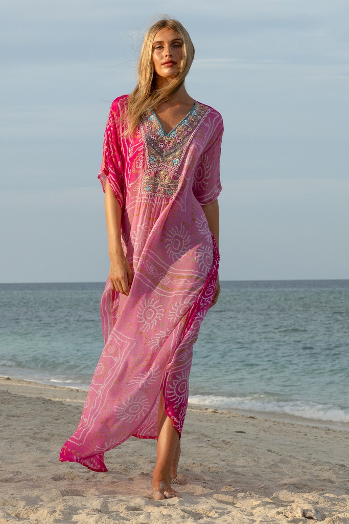 Tessa Pink Kaftan
