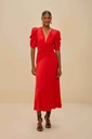 Gathered Midi Dress