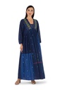 Blue Jamdani Dress