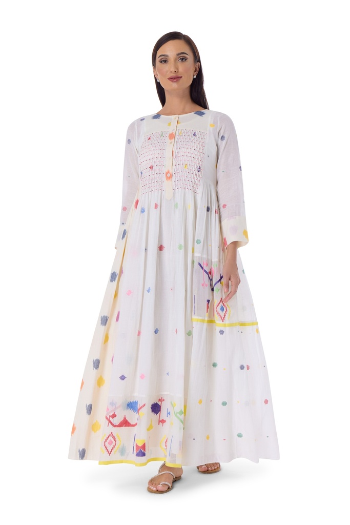 Woven Collage Dress