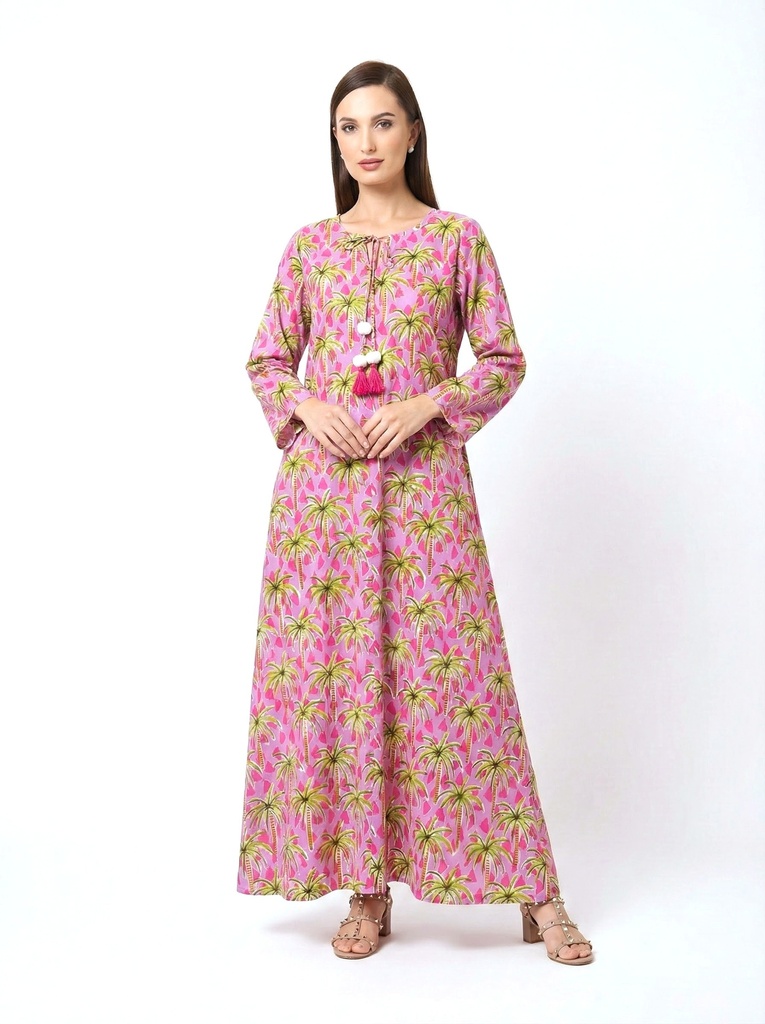 Lavender Palms Dress