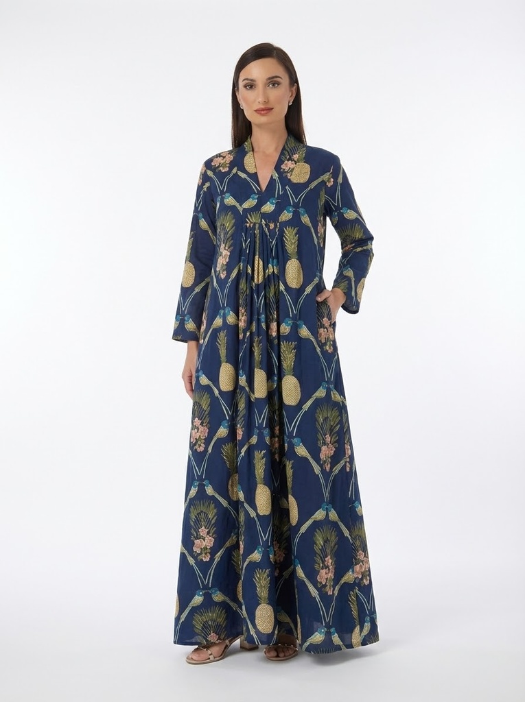 Navy Pine Dress