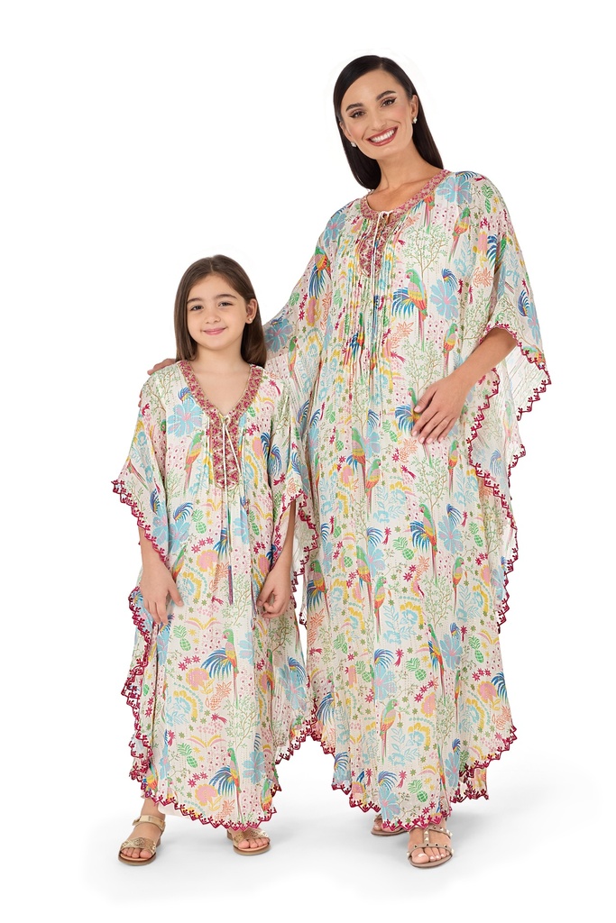 Parakeet Petals Dress