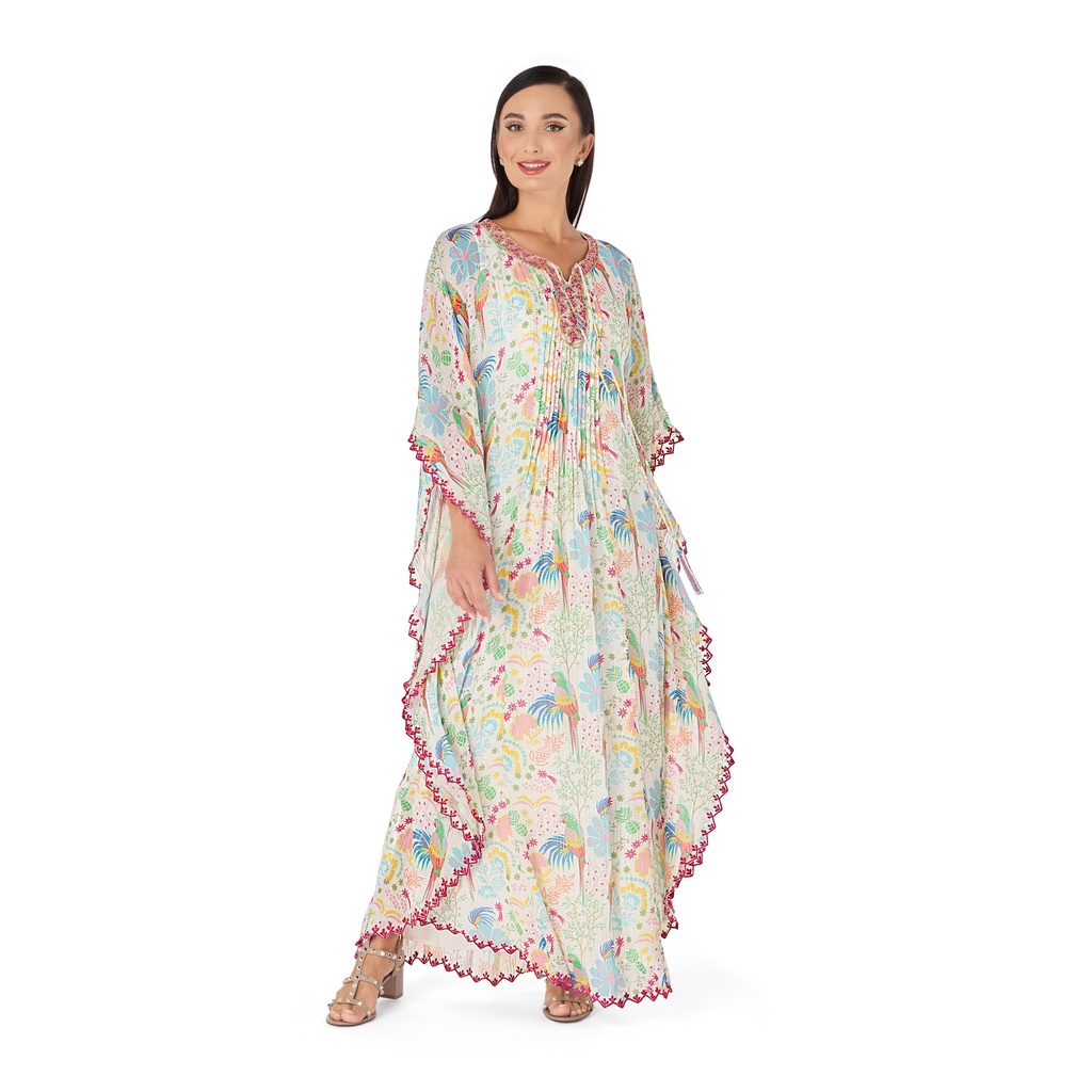 Parakeet Petals Dress