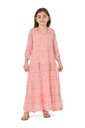 Coral Radiance Kids Dress