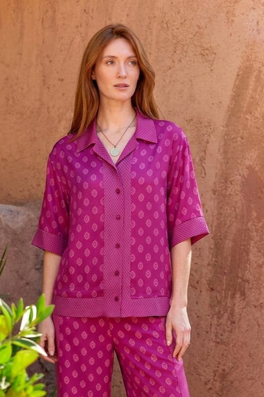 Ayumi Pinky Blouse
