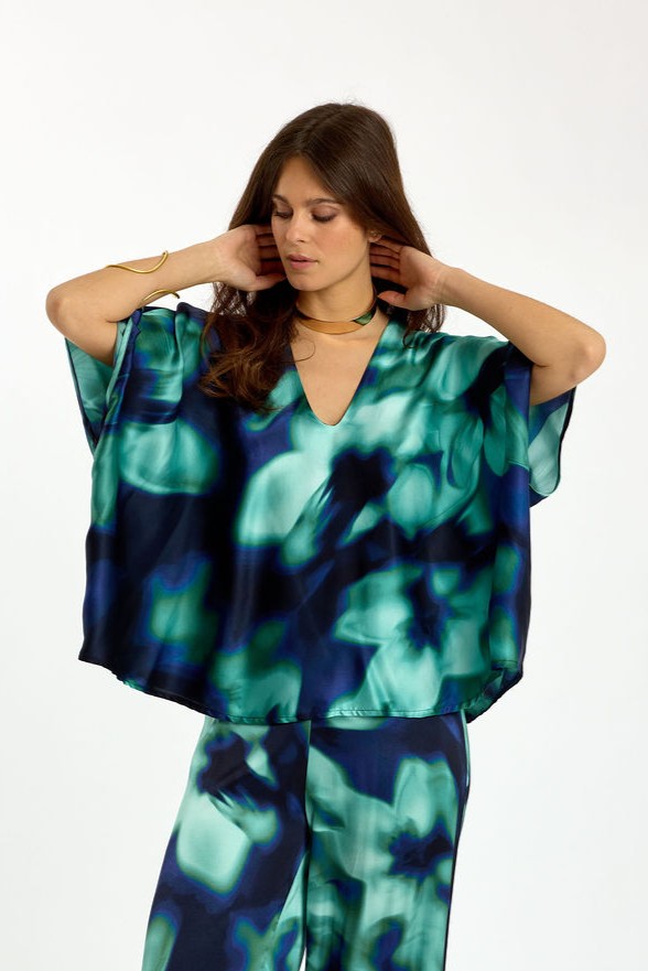 Rika Blue Top 