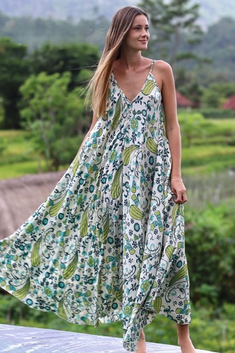 [00032005] Dress-Calypso-White