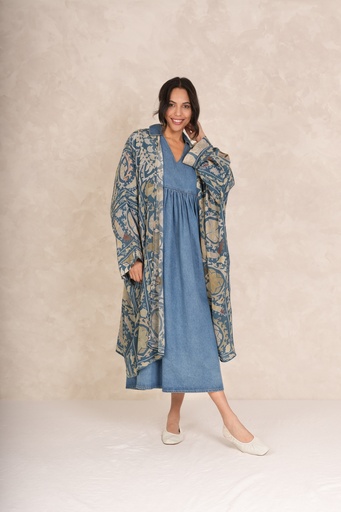 [00033622] Suzanne Blue Kimono