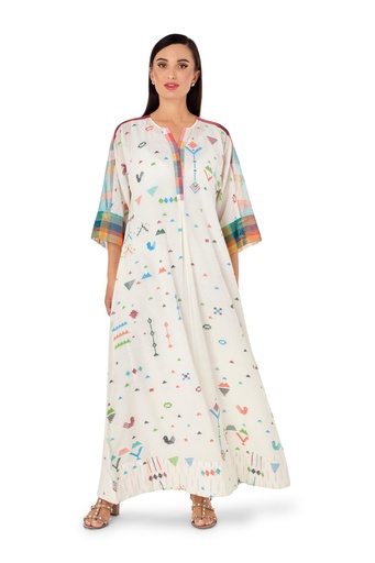 White Confetti Dress