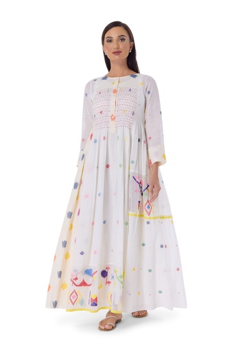 Woven Collage Dress