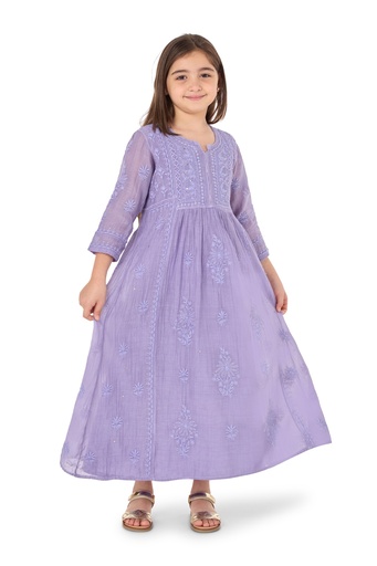 Lavender Mokaish Kids Dress