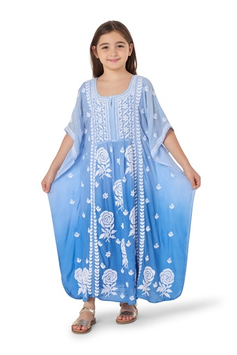 Lagoon Bloom Kids Dress