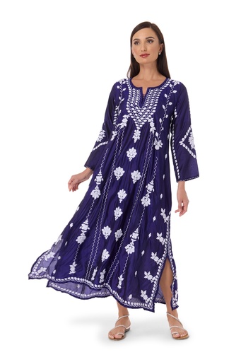 Violet Silk Dress