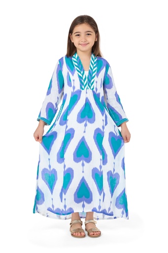 Santorini Ikat Kids Dress
