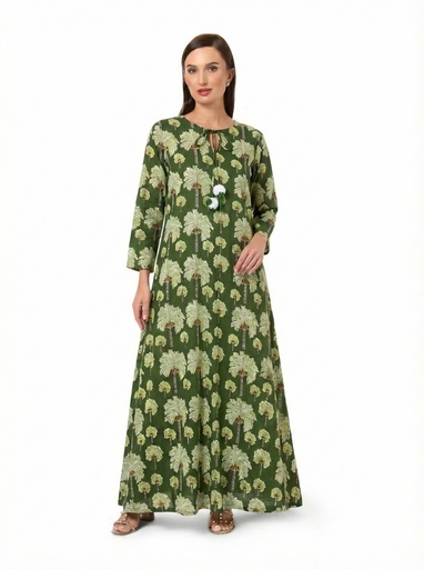 Green Palms Dress
