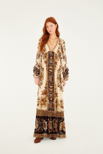 Majestic Garden Sand Dress
